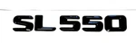 #1 SL550 Black Replacement For Mercedes Rear Trunk Emblem Badge Nameplate Decal. Fixed Price $14.99.