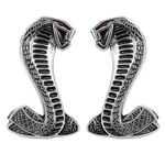 1994-2004 Ford Mustang Svt Cobra 2.75" Red Eye Snake Side Fender Emblems Lh Rh. Fixed Price $29.40.
