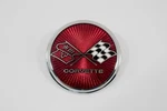 1975 1976 Corvette Front Emblem Correct Cloisonne Glass Made In The Usa. Fixed Price $128.95.