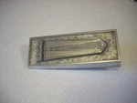 1965 Ford Galaxie Grill Emblem Badge With Mounting Bracket Good Mounts. Fixed Price $22.00.