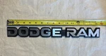 Vintage 1989 To 1990'S Dodge Ram Truck Van Emblem Ornament Used 15 1/2" Long. Fixed Price $30.95.