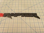 Ford ML3V-9943156-BAW Raptor Tailgate Emblem Name Plate 9.5" Black Genuine. Fixed Price $38.99.
