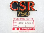 Kawasaki Nos New 56018-1234 Side Cover Emblem Mark KZ750 Csr Twin. Fixed Price $69.99.