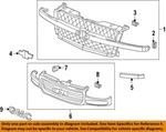 Gmc Oem 03-16 Savana 2500 Grille Grill-emblem Badge Nameplate 22881265. Fixed Price $109.28.