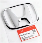 Chrome Front Grille Silver Emblem Badge Fits For Honda-civic 75700-TF0-000. Fixed Price $12.76.