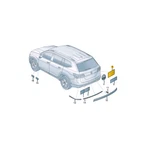 New Volkswagen Teramont Rear Trunk Bootlid Badge Logo 760853675A2ZZ. Fixed Price $33.56.