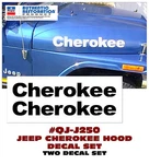 Sp QJ-J250 Jeep Cherokee Hood Name Decal Set Licensed Graphic. Fixed Price $44.95.