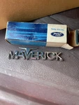 Nos Trunk Lid Spoiler Grille Emblem 1970-77 Ford Maverick D0DZ-6242528-A. Fixed Price $99.00.