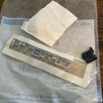 (89)GENUINE Ford Nameplate DS7Z-9942528-F. Fixed Price $9.00.