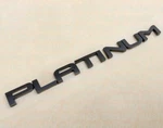 Matte Black Rear Platinum Letter Emblem Badge Fit 2020-2023 Toyota Highlander. Fixed Price $26.89.
