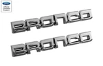 1987-1991 Ford Bronco Classic Style Chrome 8.5" Fender Emblems Pair Lh Rh. Fixed Price $74.95.