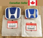 2X Blue Jdm Honda Front Grill And Rear Trunk Emblems Badge Fit 2006-2015 Civic. Fixed Price $47.00.