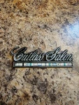1977 78 79 Oldsmobile Cutlass Salon Door Panel Emblem Oem 3072545 Gm. Fixed Price $18.00.
