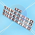 Black & Red Emblems Letters Nameplate For Chevy Silverado Ltz 1500 2500HD 3500HD. Fixed Price $26.39.