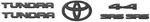 Genuine Toyota 2022 + Tundra SR5 Black Emblem Overlay Set/kit PT948-34230-02. Fixed Price $134.40.
