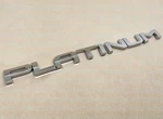 Silver Rear Platinum Letter Emblem Badge Fit 2020-2023 Toyota Highlander. Fixed Price $26.89.