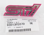 Genuine Oem Subaru 93013FE070 "sti" Front Grille Emblem Pink Badge 2004 Impreza. Fixed Price $24.77.