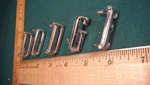 CG62 Dodge Dart Hood Nose Letter Emblems Vintage 1967 #2784578-81. Fixed Price $79.99.
