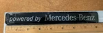 Powered By Mercedes-benz Oem Badge Freightliner Dodge Sprinter Nos 901 817 77 14. Fixed Price $85.00.