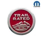 Front Fender Chrome/red Trail Rated Emblem For 2014-2019 Jeep Cherokee Mopar Oem. Fixed Price $39.35.