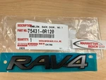 19-25 Rear "RAV4" Emblem Matte Black & Gray Genuine Toyota. Fixed Price $23.97.