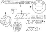 Genuine Bmw Nameplate 51-14-5-A13-498. Fixed Price $74.32.
