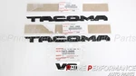 Toyota Tacoma 2016-2023 Nightshade Gloss Black Front Door Emblems & V6. Fixed Price $157.29.
