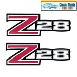 1970-74 Camaro; Z28 Front Fender Emblems; Gm Licensed Oer. Fixed Price $78.15.