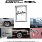 78-88 Olds "brougham" Sail Roof Fender Door Emblem Script New Repro Gm #20085400. Fixed Price $39.95.