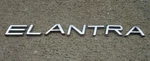 Hyundai Elantra Trunk Emblem Letters Badge Decal Logo Oem Factory Genuine Stock. Fixed Price $29.98.