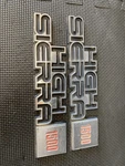 1981 1984 1985 1986 1987 Gmc High Sierra 1500 Fender Emblems Badges 008305062. Fixed Price $65.00.
