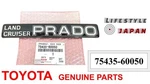 Toyota 75435-60050 Genuine Land Cruiser Prado Back Door Emblem Oem. Fixed Price $42.00.