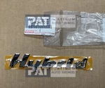 Genuine Toyota Prius 2001-2003 Trunk/luggage Lid Nameplate "hybrid", 75443-47010. Fixed Price $44.95.