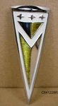 1962 Pontiac All Fullsize Grill Center Arrowhead V Emblem, C541228R. Fixed Price $46.00.
