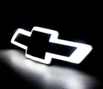 2016 2018 Chevy Silverado Led Lighted Front Grille Emblem Black Finish. Fixed Price $238.30.