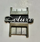 1968-73 Toyota Deluxe Stick On Emblem Name Plate Badge 63807B5000. Fixed Price $34.50.