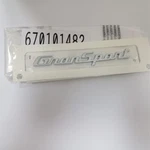 Maserati 2017 Quattroporte Gransport Side Badge Oem 670101482. Fixed Price $135.00.