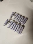 Pair Of Vintage 7000 Semi Truck Chrome Metal Emblems Ford Gm Farm Flat Bead. Fixed Price $60.00.
