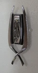 Nos 1971-74 Oldsmobile Roof Emblem 29858565 3-3/8" C-pillar Sail Panel Badge. Fixed Price $29.75.