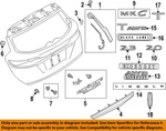 Ford Oem 15-19 Mkc Lift Gate Exterior Trim-ornament EJ7Z5842528A. Fixed Price $82.53.