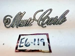 Oem 1973 19174 1975 1976 1977 Chevy Monte Carlo Fender Emblem Gm 328945 E6-119. Fixed Price $24.95.