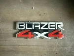 Chevy Oem Blazer 4X4 Red Black Emblem Badge Logo 15592826. Fixed Price $17.99.