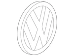 Genuine Volkswagen Hatch Emblem 3CM-853-687-B-2ZZ. Fixed Price $44.34.