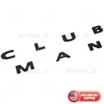 Mini Cooper F54 Clubman Rear Tailgate Badge Emblem Lettering Set Gloss Black. Fixed Price $44.99.