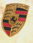 Porsche Stuttgart Hood Crest Emblem Front Badge Germany Deumer 996.559.211.00. Fixed Price $64.99.