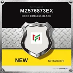Genuine 2022-2025 Mitsubishi Eclipse Cross Hood Emblem Black MZ576873EX. Fixed Price $174.07.