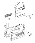 Genuine Mopar Nameplate 55364656AA. Fixed Price $88.95.