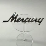 1967-68 Mercury Cougar Trunk Lid Script Emblem Chrome Oem C7MB-8B357-A Fomoco. Fixed Price $59.25.