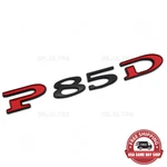 Tesla Rear Liftgate Lid Model P85D Nameplate Logo Badge Emblem Sport Black Red. Fixed Price $16.99.