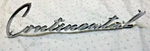 1961 1963 Lincoln Continental Chrome Rear Quarter Script / Emblem. Fixed Price $55.00.